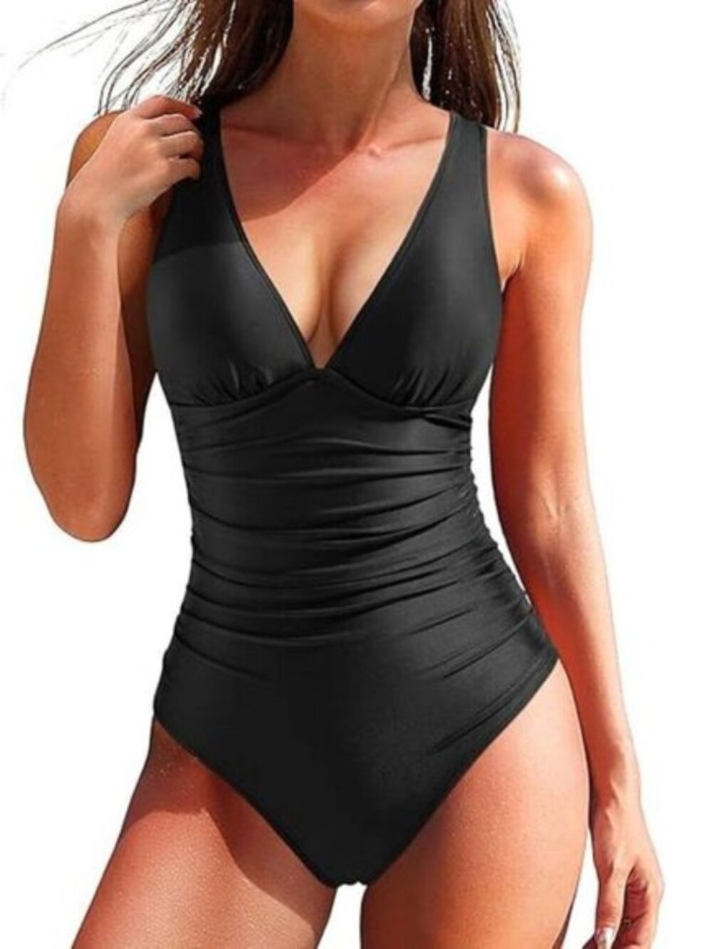 Jones NY Swimsuit One Piece Size Medium Black